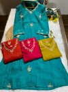 Mithila By Vitara Mul Chanderi Kurtis Set Size Combo